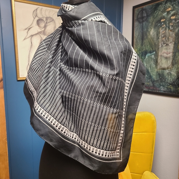 Claude Chevalier Accessories - Claude Chevalier Silky Pattern Scarf